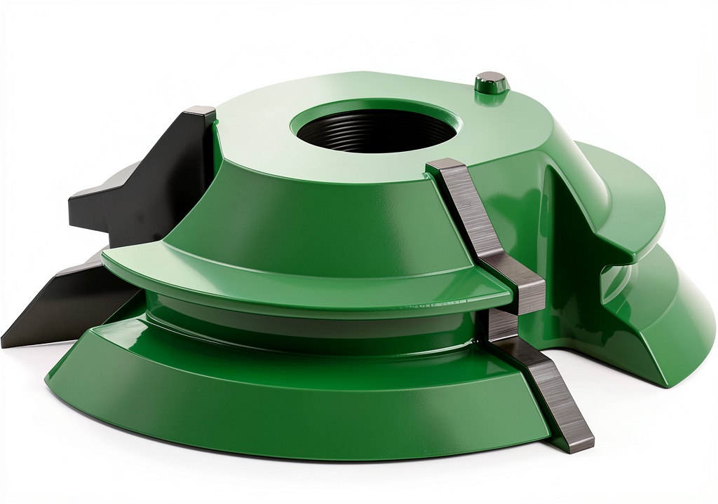 'Grizzly Power Shaper Cutter in use on a wooden workpiece'