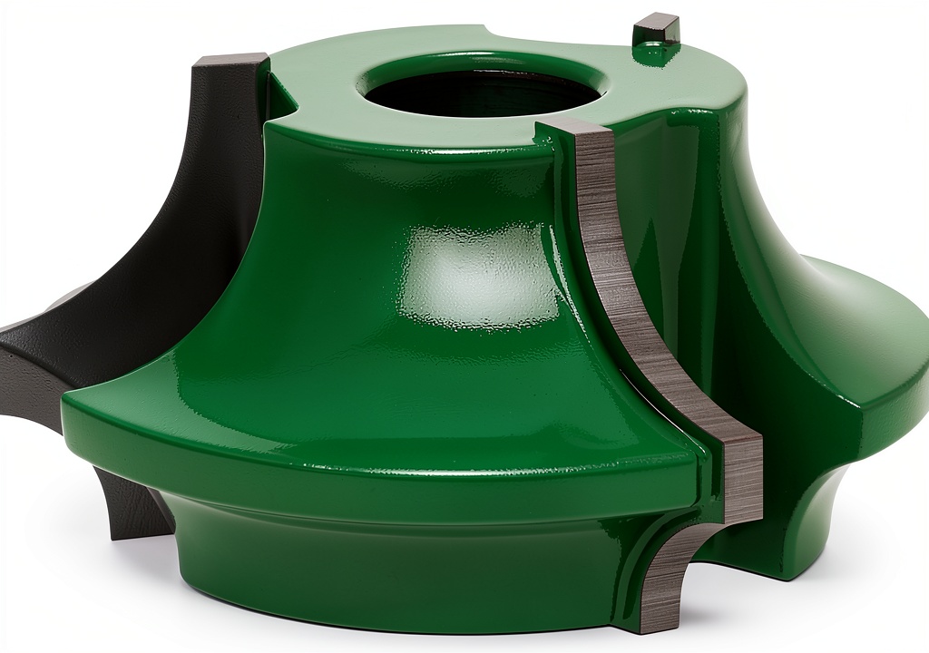 Grizzly C2004 carbide shaper cutter in use on wood