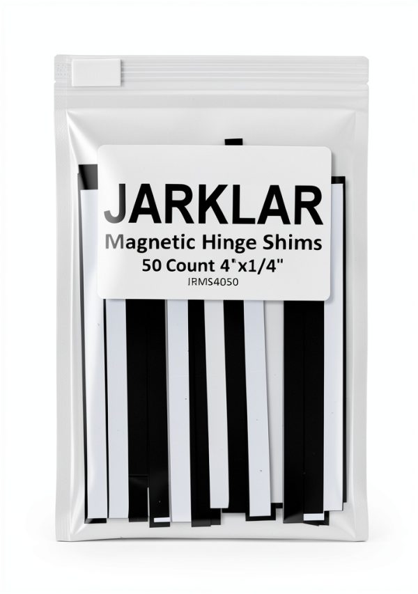JARKLAR Magnetic Hinge Shims Metal Door Mount Unfinished-0