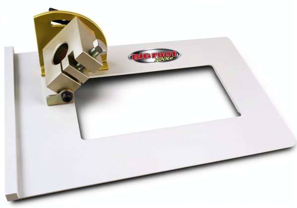 Big Foot Power Shaper Cutter Aluminum Hand Powered Silver-0