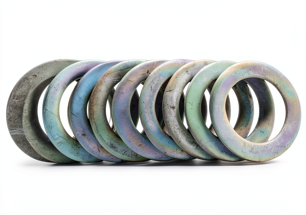 Steel shim stock installed on earthmoving equipment