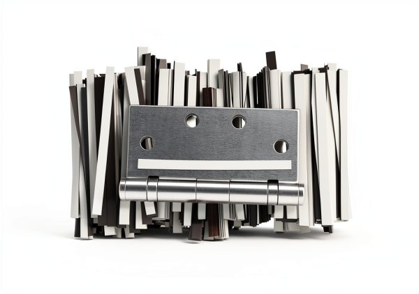 JARKLAR Magnetic Hinge Shims Metal Door Mount Unfinished-8