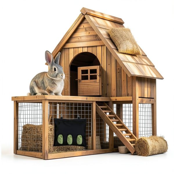 Guinea Pig Hay Feeder Qiuruoo 210D Fabric-6