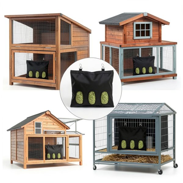 Guinea Pig Hay Feeder Qiuruoo 210D Fabric-5
