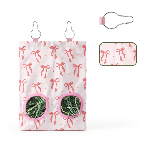 JarThenaAMCS Rabbit Hay Feeder Bags for Small Animals-1