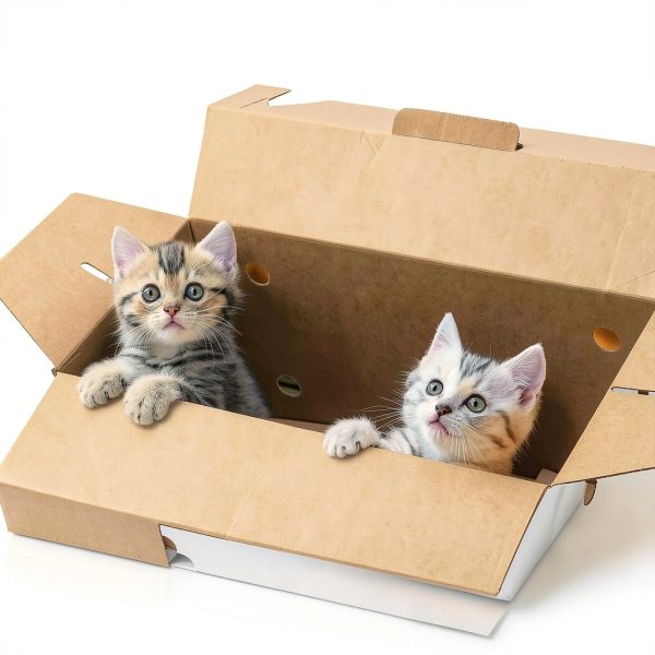 Gilprop Cardboard Cat Carrier for Small Pets-6