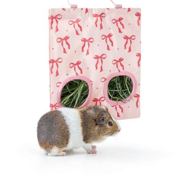 JarThenaAMCS Rabbit Hay Feeder Bags for Small Animals-4
