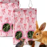 JarThenaAMCS Rabbit Hay Feeder Bags for Small Animals-0