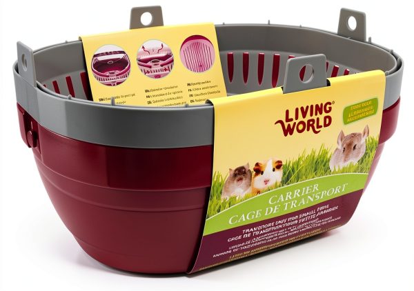 Living World Small Pet Carrier Plastic Design-1