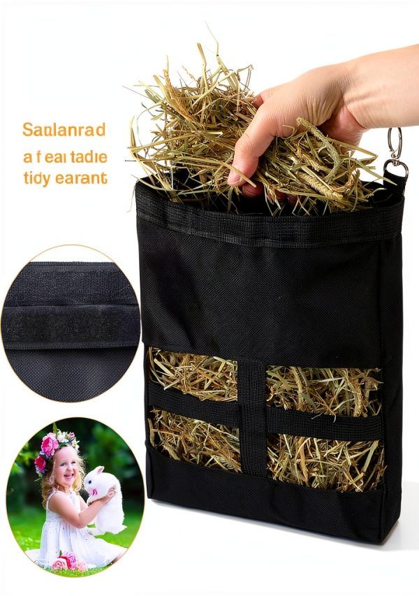 Rabbit Hay Feeder Frienda Nylon Dual Window Bag Model 09-3