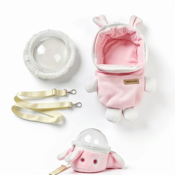 HardcorePet Small Animal Carrier G400 Rabbit Plush Travel Bag-3