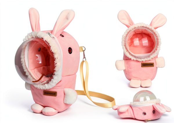 HardcorePet Small Animal Carrier G400 Rabbit Plush Travel Bag-2