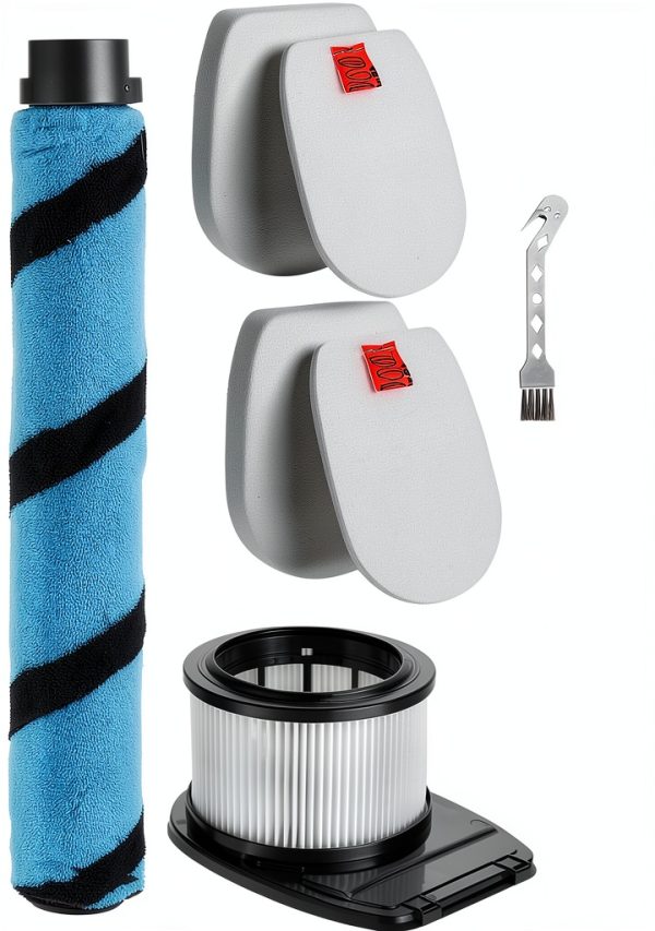 HEPA Filter Brush Roller Accessories Compatible with Shark IZ662H Vertex Pro Lightweight Duo Clean PowerFins Cordless Stick Vacuum Cleaner Replacement Parts XHFIZ500 XFFKIZ600 855FFJ362H-0
