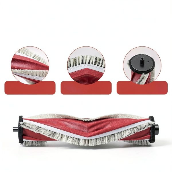 Replacement Parts for Yeedi C12 Plus: Compatible With For Yeedi C12 Plus/C12 Pro Plus & For Ecovacs Deebot N20 Plus/N20 Pro Plus-1 Main Roller, 3 Filters, 4 Mop Pads, 3 Side Brushes, 1 Brush（12 Pcs）-2
